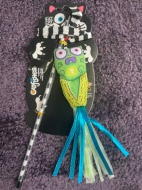 NWT Cat Nip Tad Pole FIshin Wand